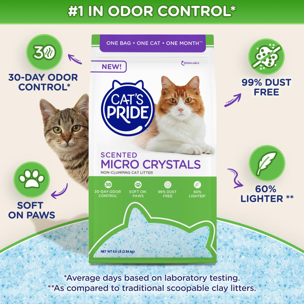 Scented Micro Crystals Litter 6.5lb V5901