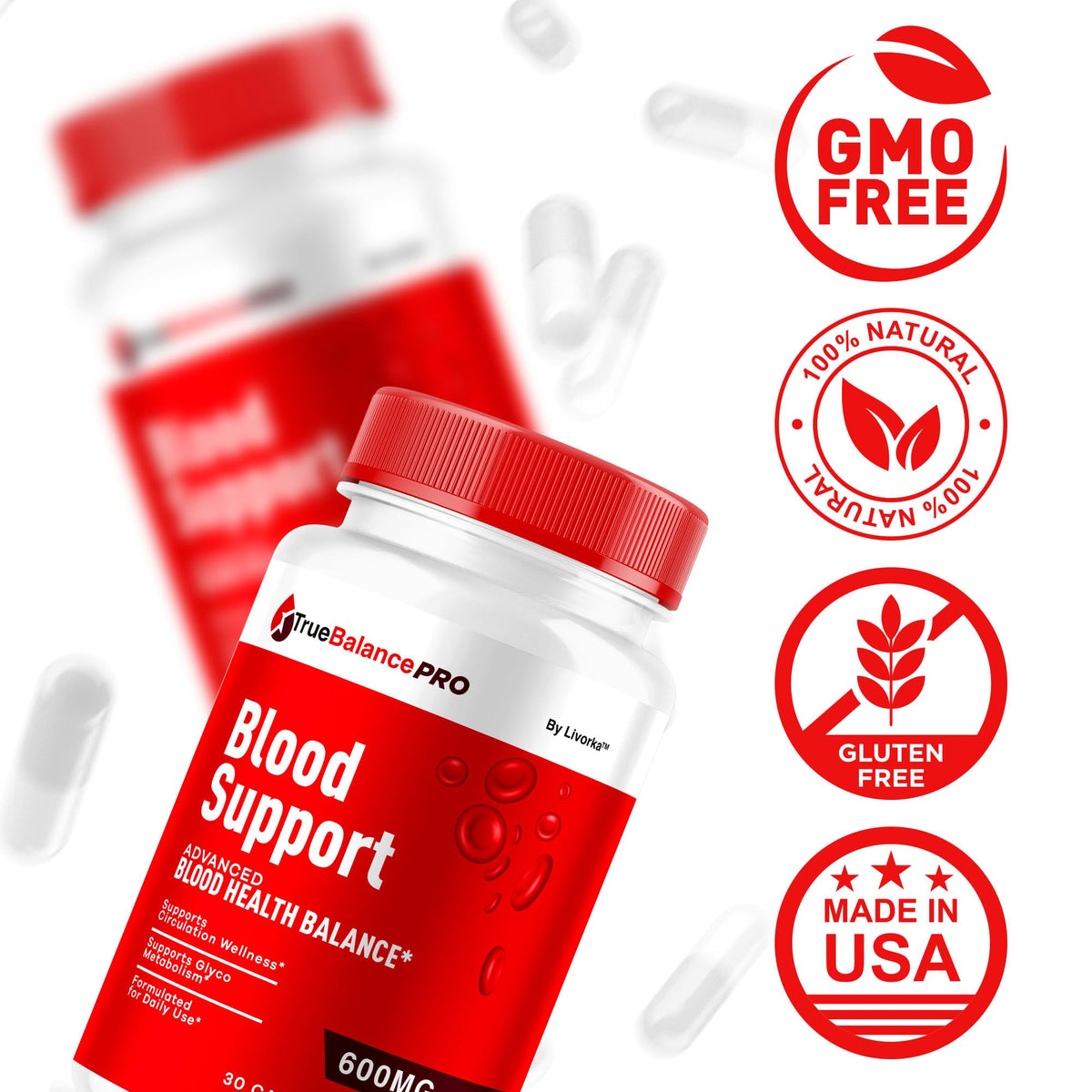 2 Pack 60 Capsules Maximum Strength Capsules Supplement Q1650