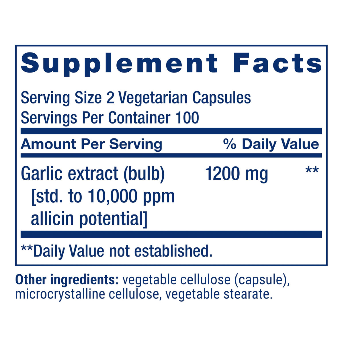 Garlic 200 Capsules H786
