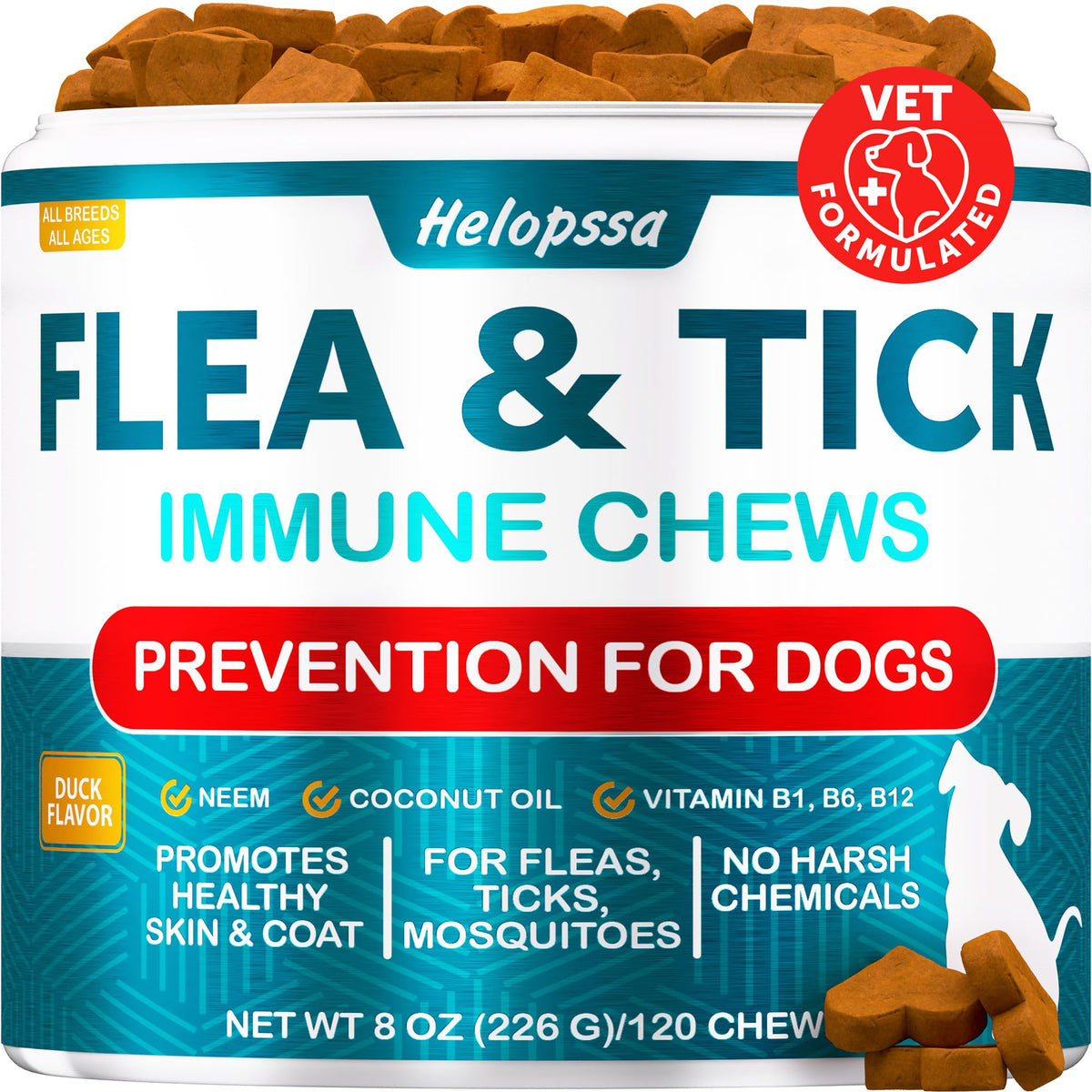 Natural Flea & Tick Chews for Dogs R883