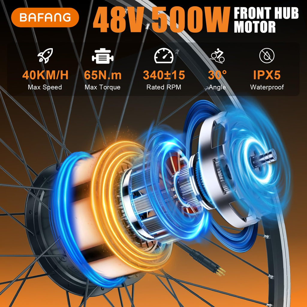 48V 500W Front Hub Motor Conversion Kit O15682