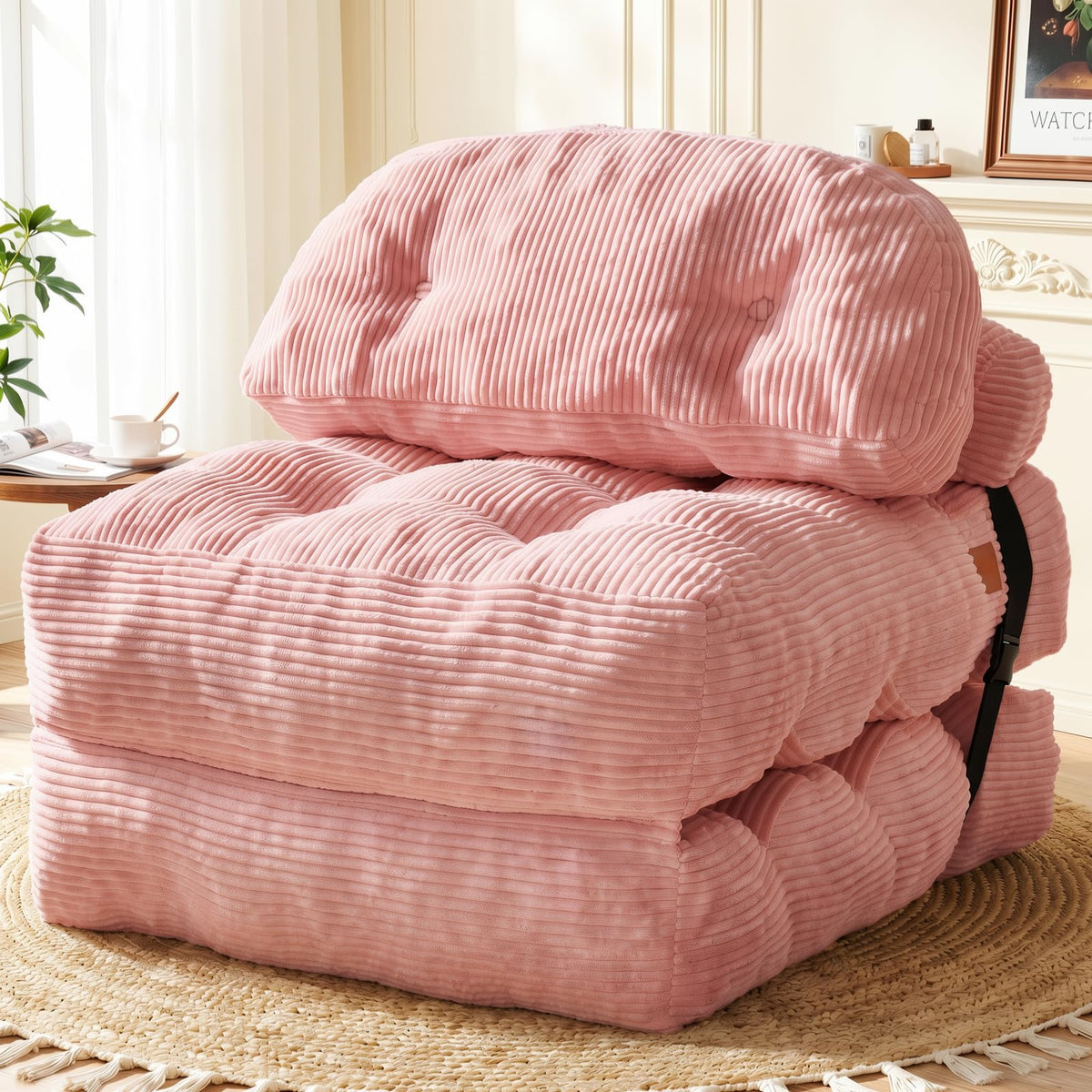 Folding Convertible Sofa Bed with Pillow Y84594