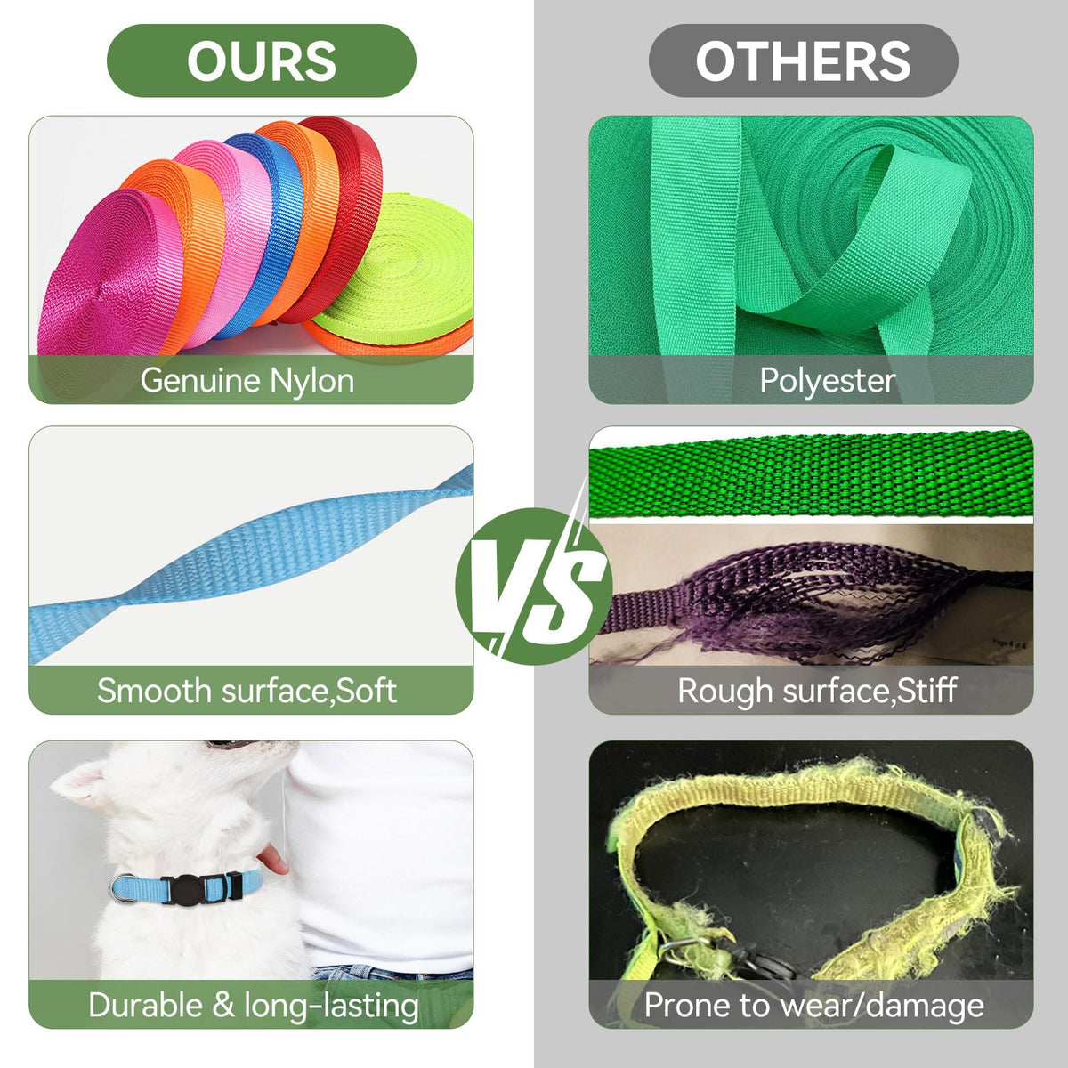 20 PCS Nylon Breakaway Puppy Collars A322506