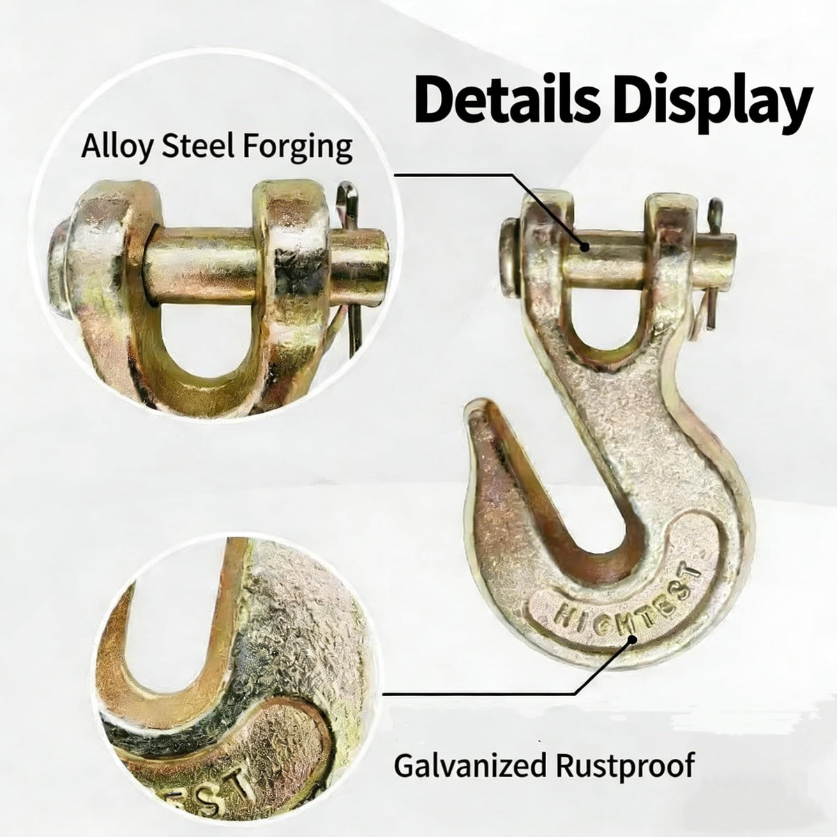 3/8" Grade 70 Clevis Grab Hook U3062