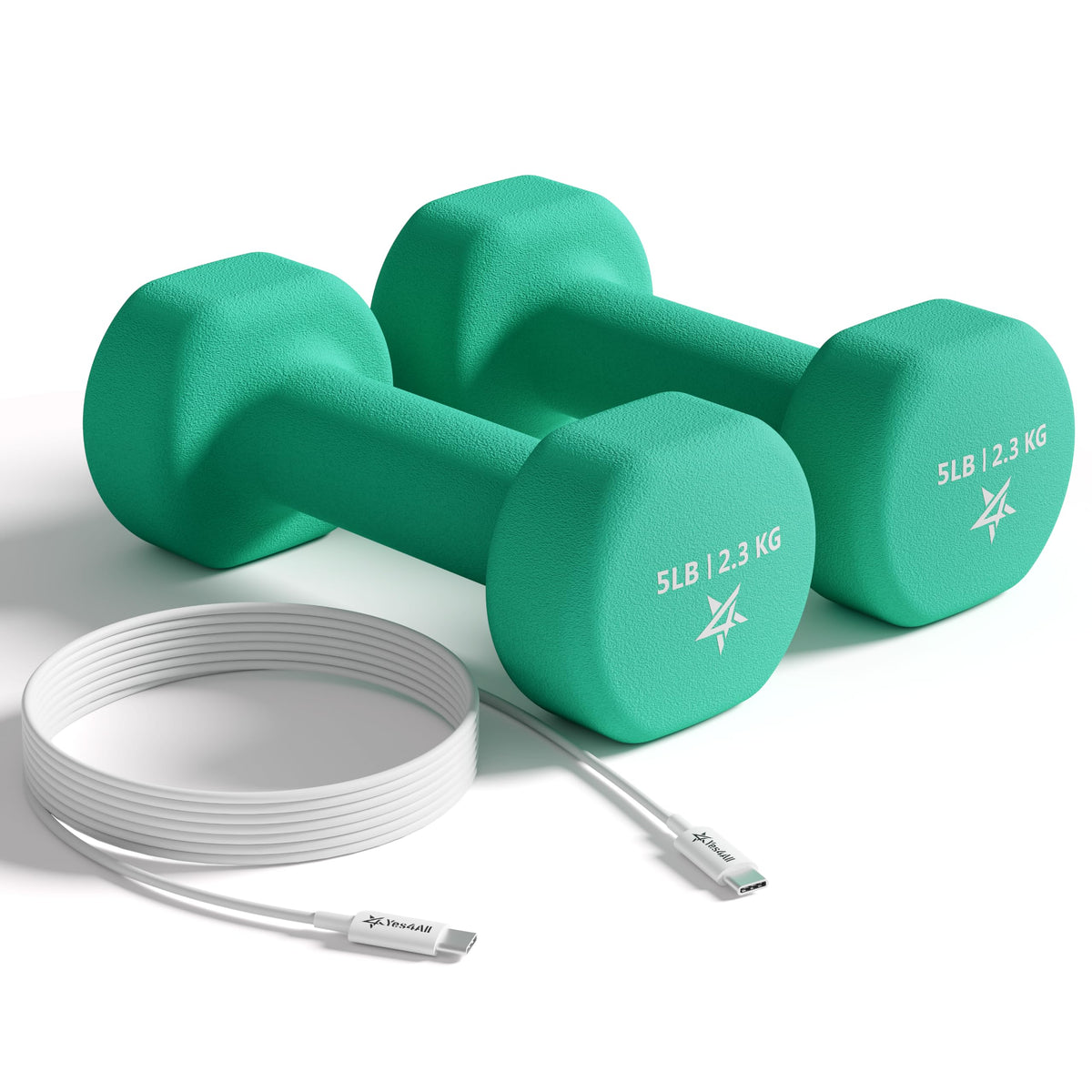 Neoprene Coated Dumbbell Hand Weight Sets of 2 B948601