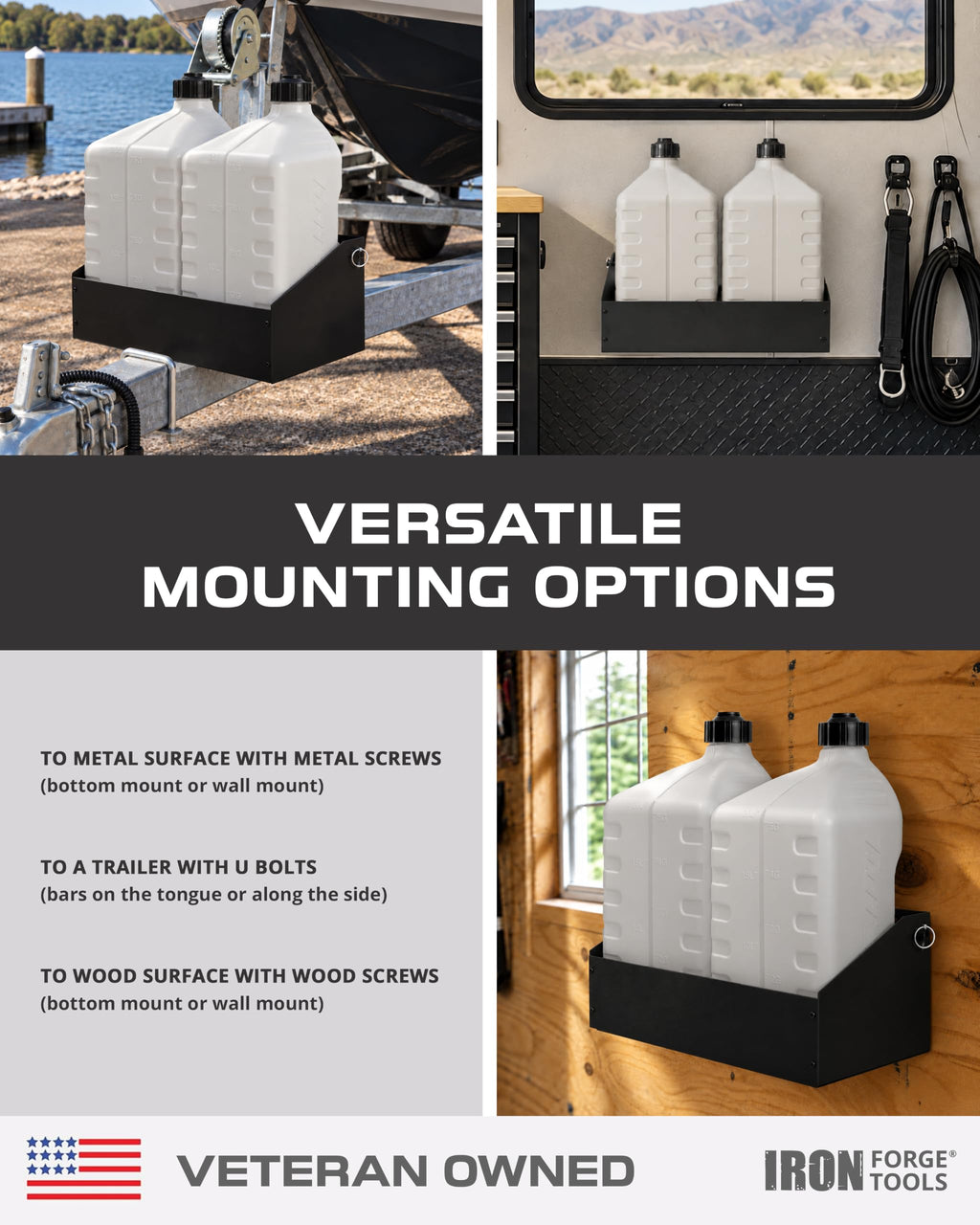 5 Gallon Gas Can Holder M4240