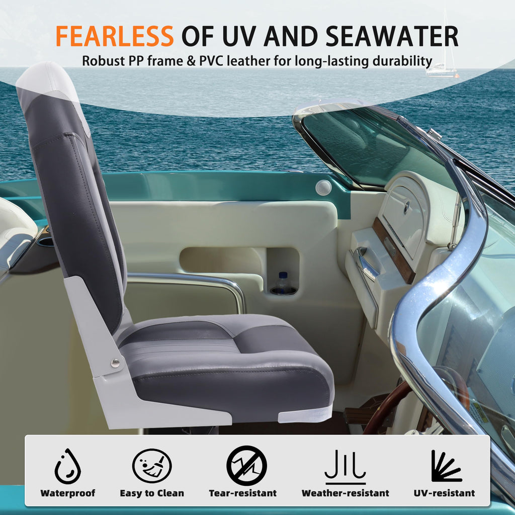 High Back Folding Boat Seat V83207