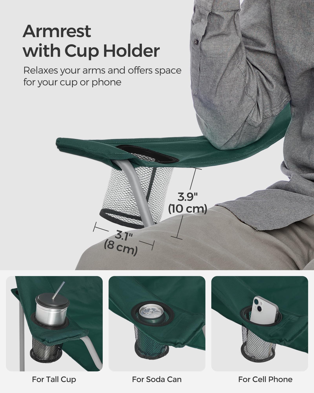 Set of 2 Folding Camping Chairs X332