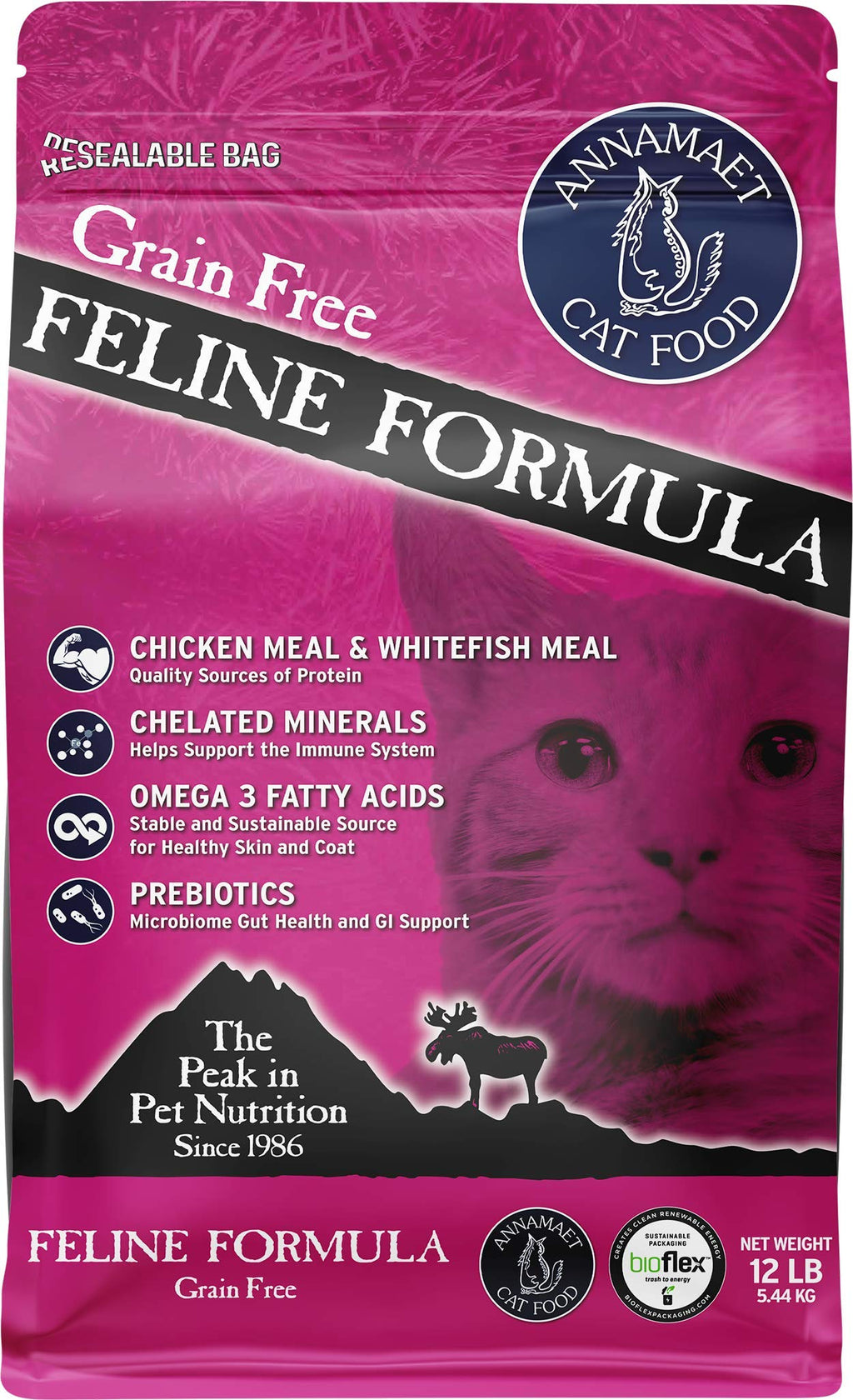 Grain-Free Chicken & Fish Dry Cat Food 12-lb Bag H80242