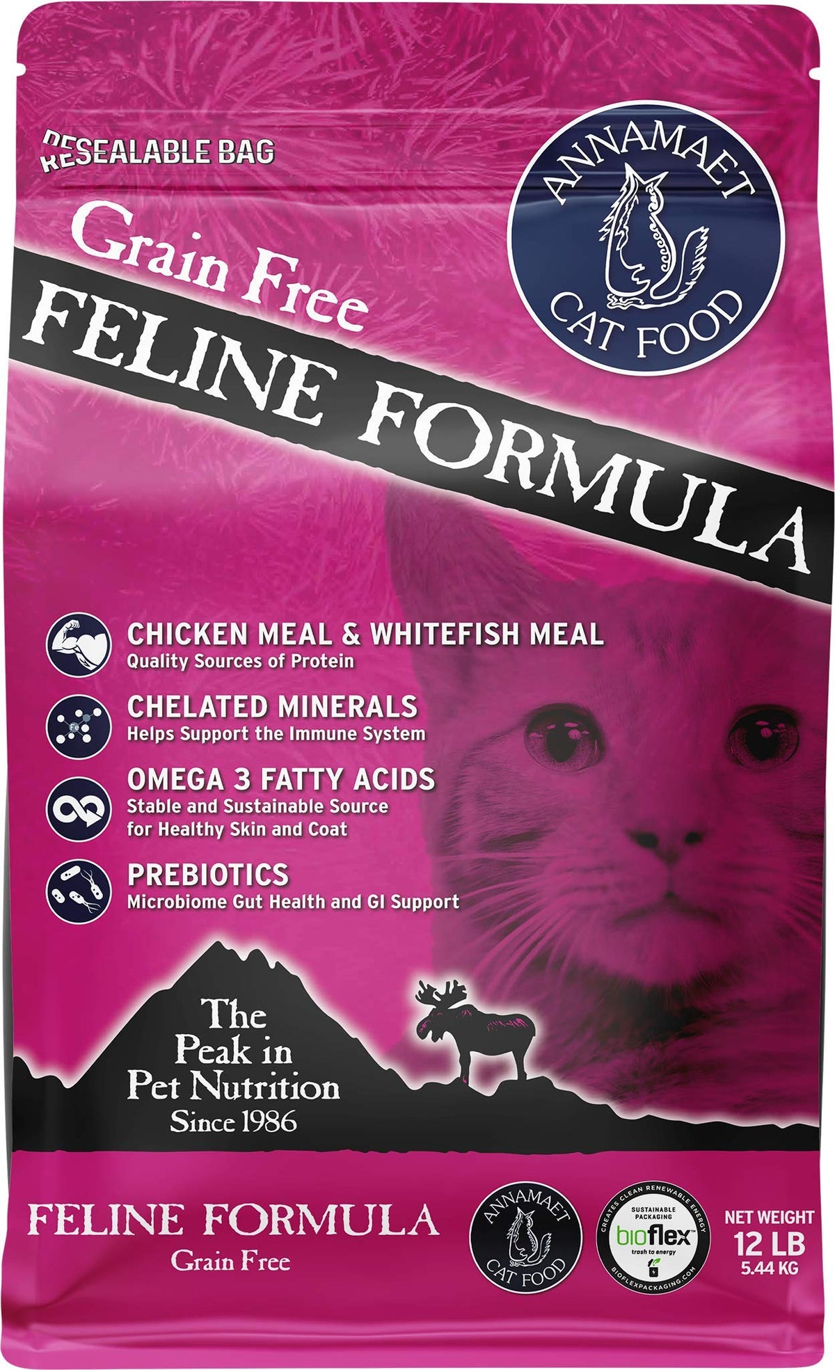 Grain-Free Chicken & Fish Dry Cat Food 12-lb Bag H80242