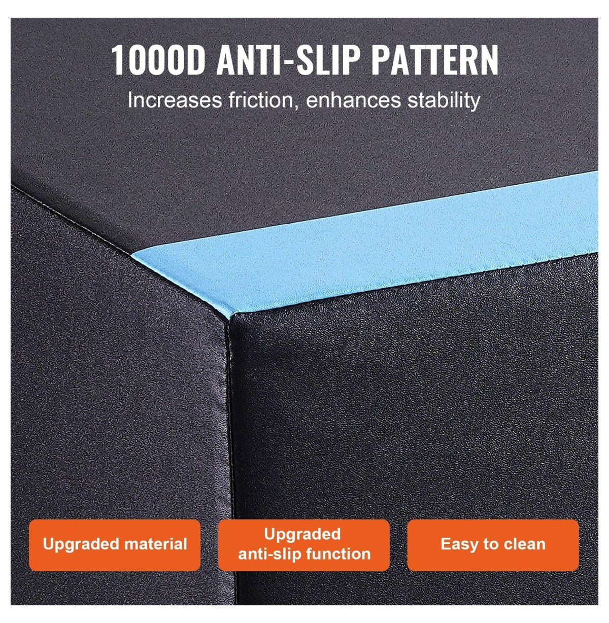 20/18/16 Inch Black Anti-Slip Plyo Box H7392