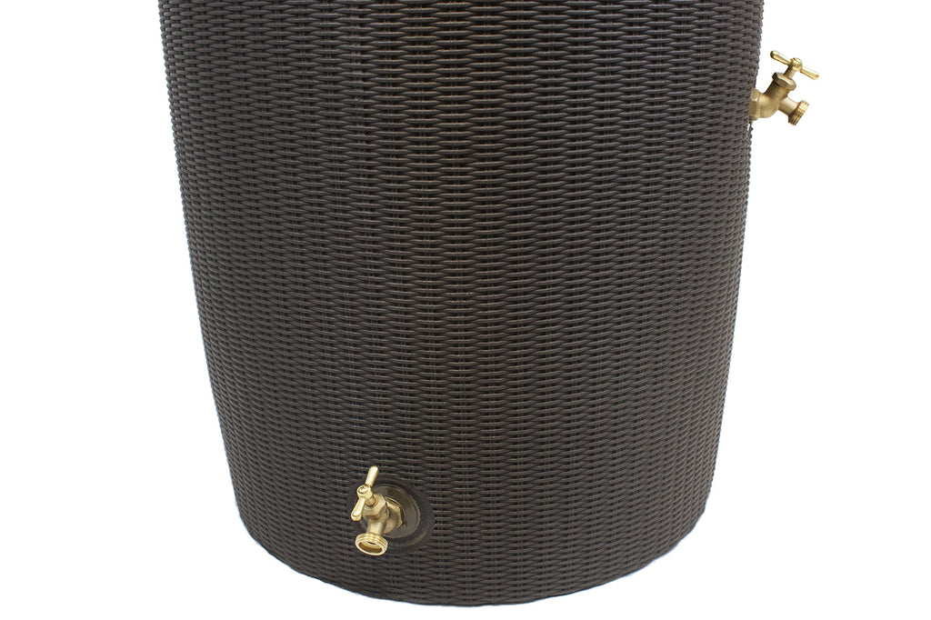 50 Gallon Flat Top Rain Saver Dark Brown E37706