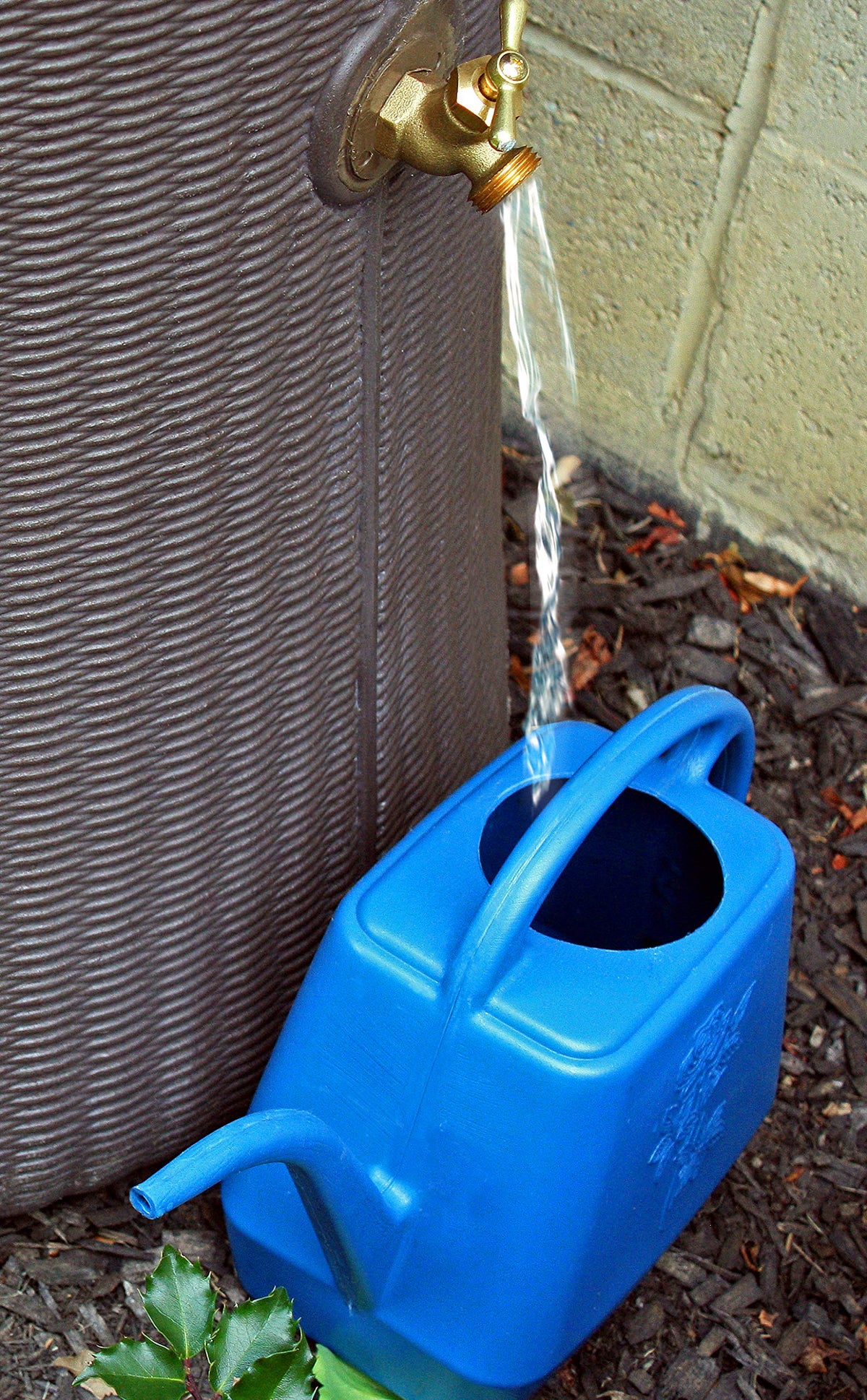 50 Gallon Flat Top Rain Saver Dark Brown E37706