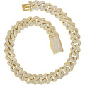 Miami Cuban Link Chain with 5A CZ 18K Gold Plated W332