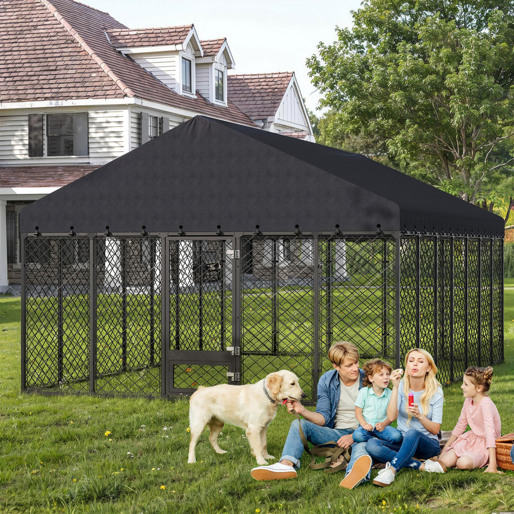 10x14×6.4 FT Heavy Duty Dog Kennel R972