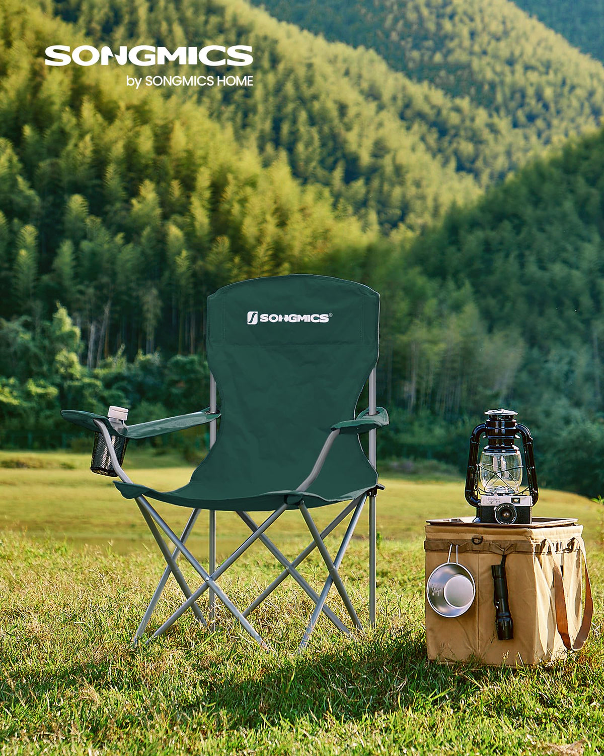 Set of 2 Folding Camping Chairs X332