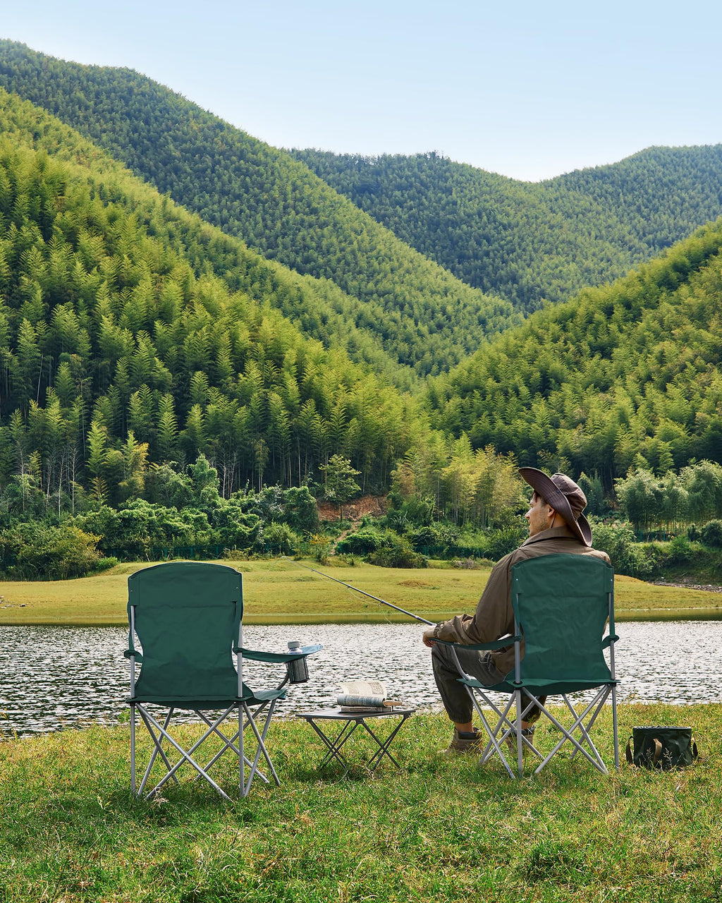 Set of 2 Folding Camping Chairs X332