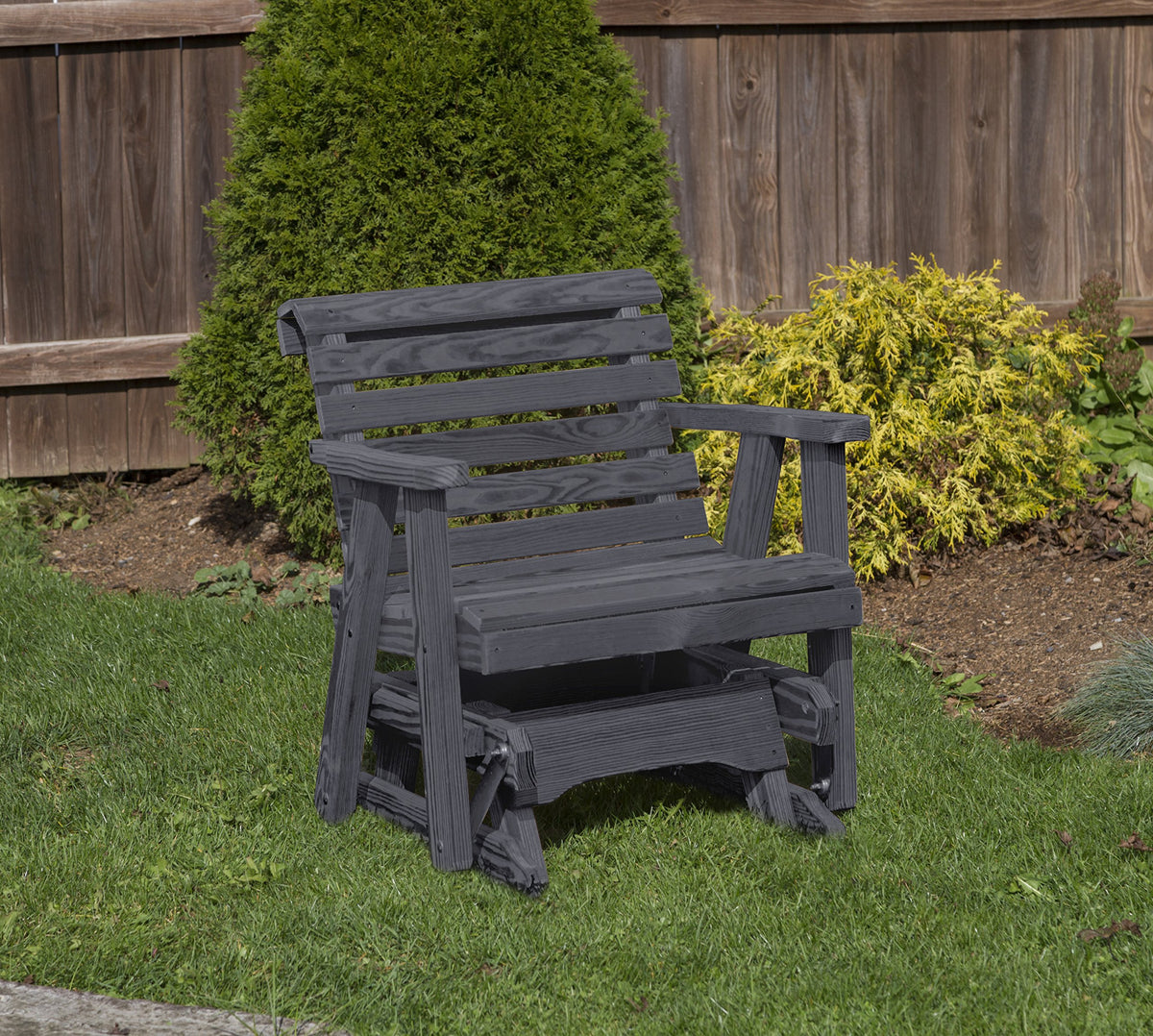 Black 2 Feet Outdoor Glider Chair N9396